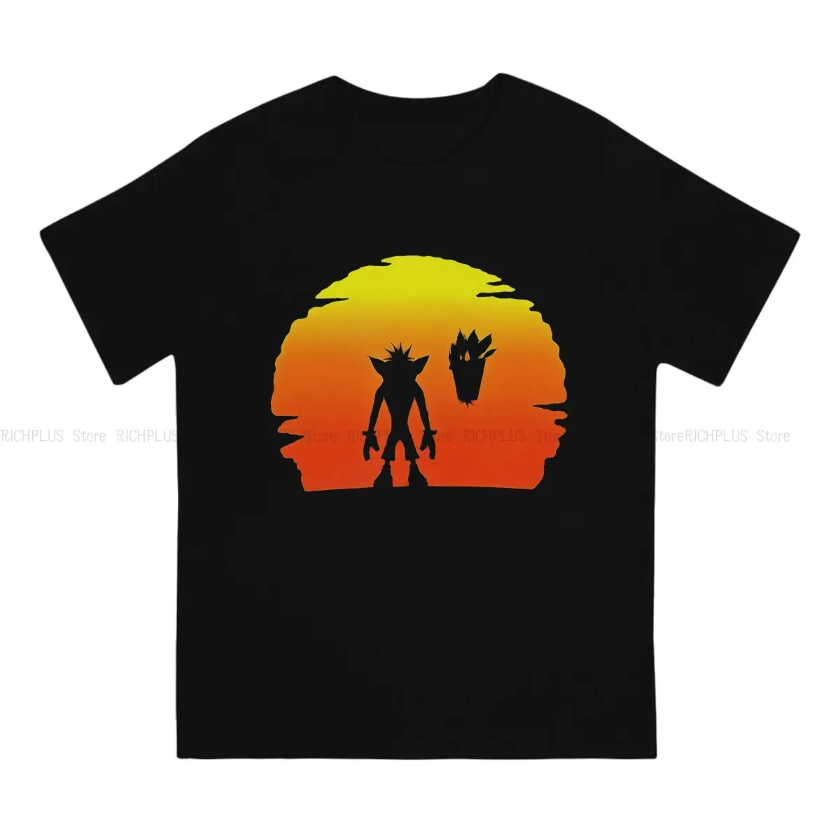 Crash Bandicoot Newest TShirt for Men retro game Round Neck Polyester T Shirt Hip Hop Gift Clothes Streetwear