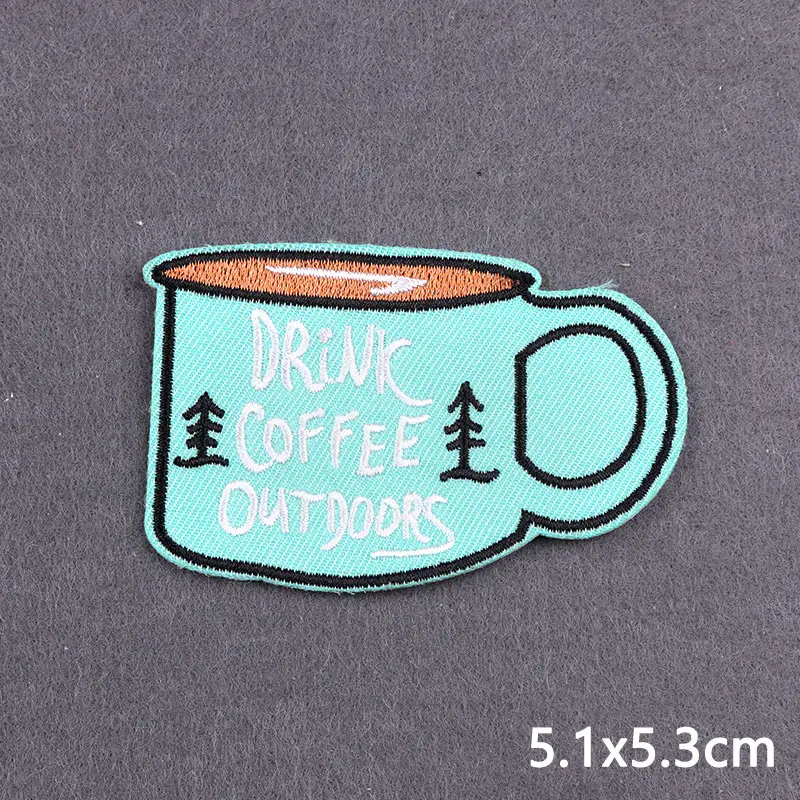 Diansour Bügelbilder für Kleidung, thermoadhäsive Aufnäher, Abenteuerlandschaft, Tier-Stickerei-Aufnäher für Kleidung, DIY – Detail 17