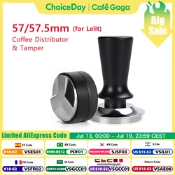 Distributore di caffè Tamper Livellatore per Lelit Anna Anita 57mm 57.5mm Acciaio inossidabile Barista Espresso Accessori Strumenti Barista