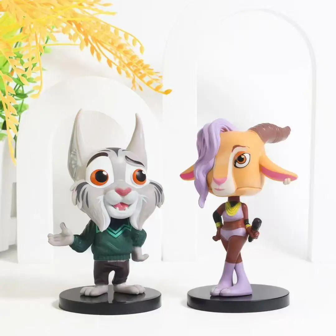 Hot Toys Zootopia 2 Mini figurines coffret aveugle-jouet cadeau mystère d'anime à collectionner avec Nick Judy Clawhauser Gideon & Bogo