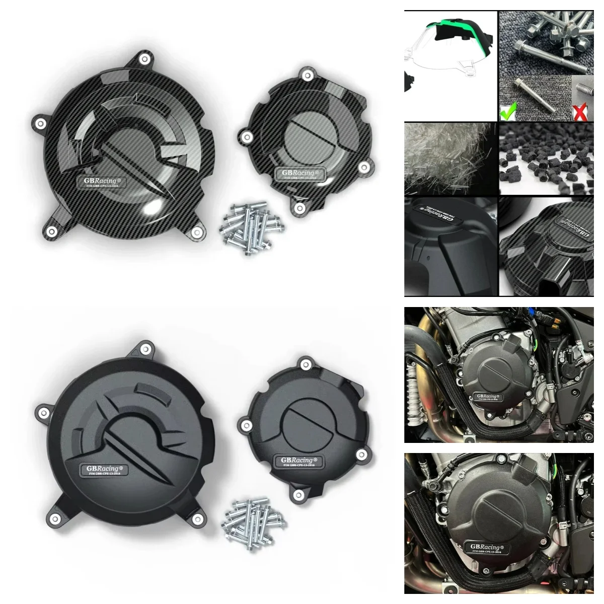 

For SUZUKI GSX1300R HAYABUSA 2021 2022 -2024 Engine Cover Motorcycle Alternator Clutch Protection Cover Accessories GB Racing