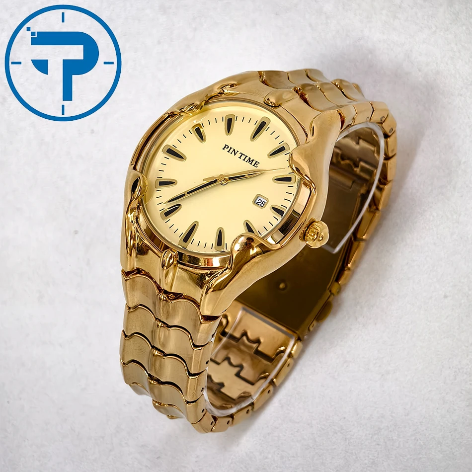 montre-en-quartz-dore-2026-originale-de-luxe-Etanche-pour-homme-design-vintage-vague-bracelet-Ecaille-de-serpent-montre-noire