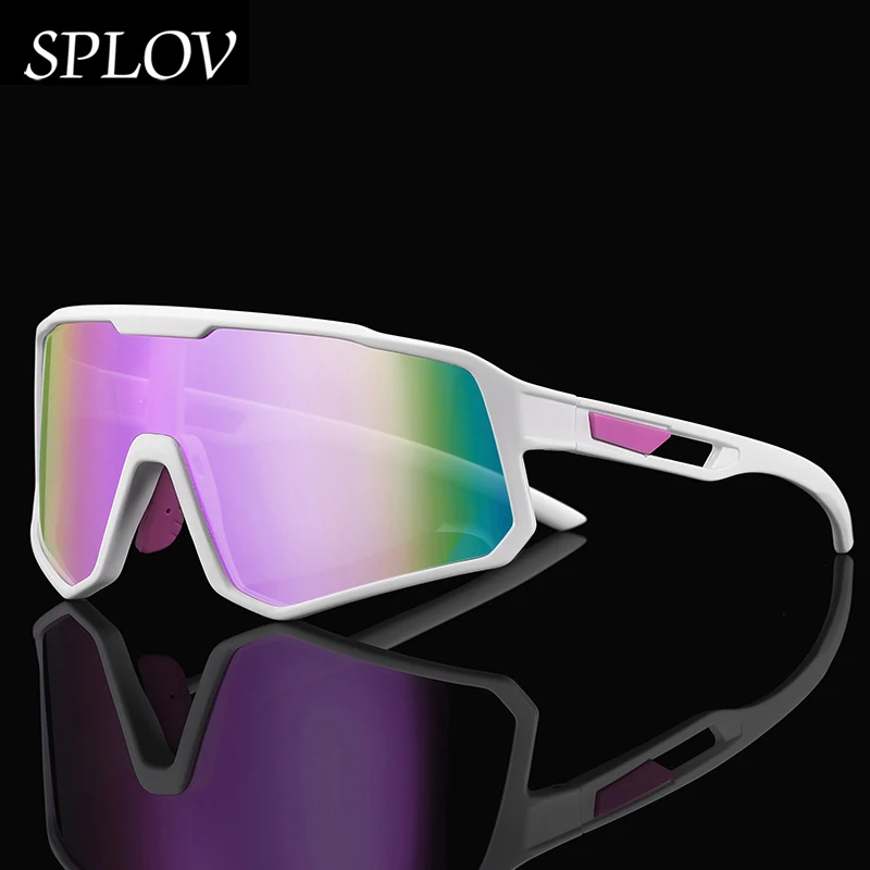 SPLOV Fashion Protective Glasses Large Frame Windproof for Men Women Outdoor Cycling Skiing Sports Eyewear Protective Glasses
