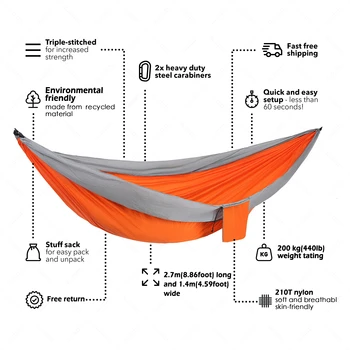 Tourist Beach Water Hammock Camping Equipment Supplies Garden Swings Suspended Swing For Balcony Outdoor Furniture And Terrace