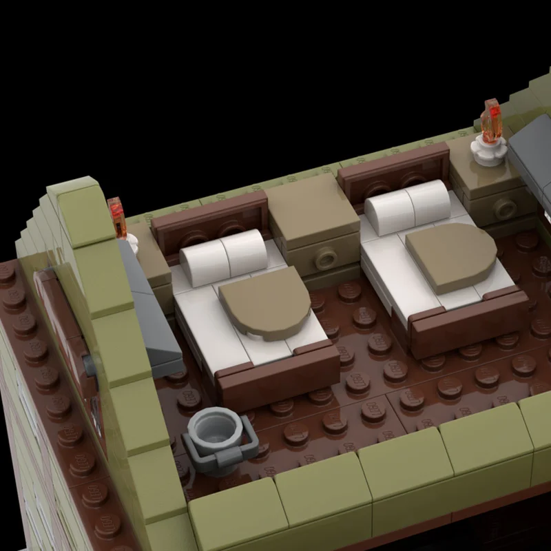 1681PCS MOC บ้านชาวนาชนบทชนบทพรีเมี่ยมคอทเทจ DIY ชุดอาคารบล็อกของเล่นวันเกิดของขวัญ