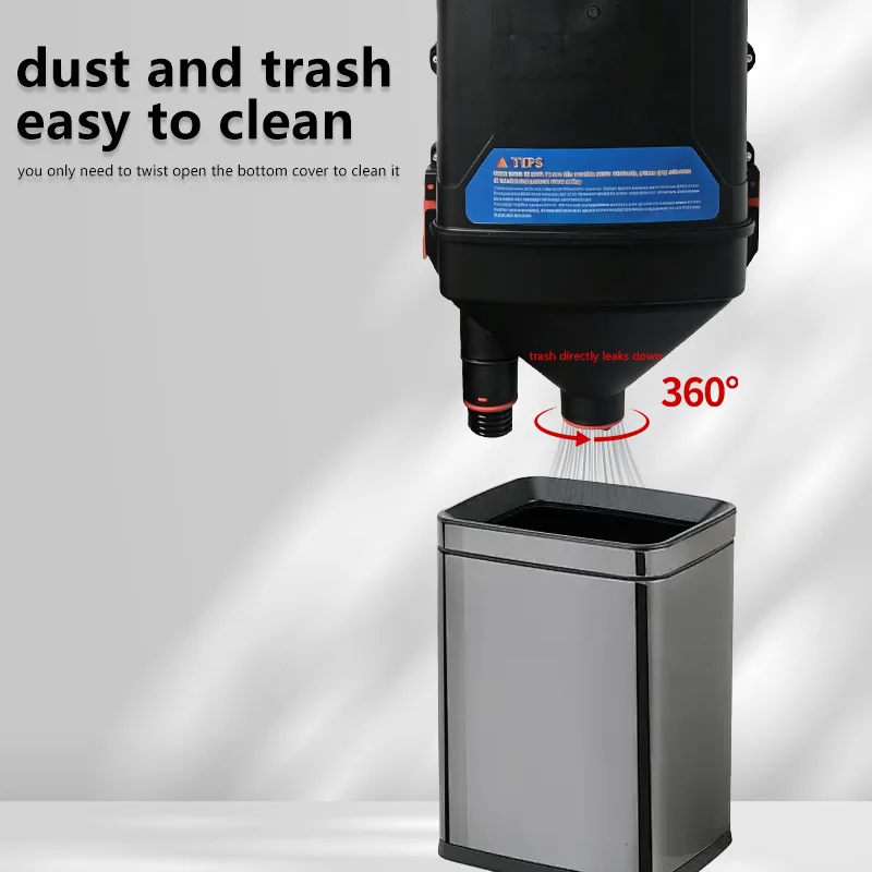 Wall-mounted remote control car vacuum cleaner, strong suction wet and dry vacuum cleaner, suitable for car washes