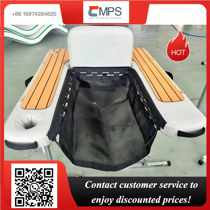 Drop Stitch Water Inflatable Hangout Chair Inflatable Floating Air Pad for Pool Lake Boat Heavy-Duty PVC Fabric