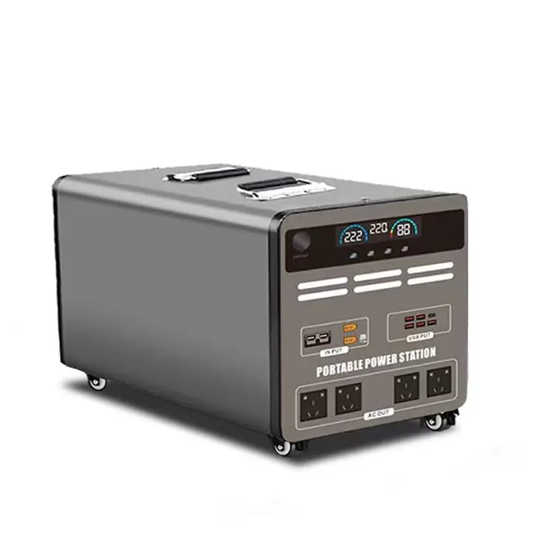 Factory Direct LiFePO4 2500W-5500W Portable Power Station 3200Wh-9280Wh with Dual XT90 Fast Ports for Home Off-Grid Backup
