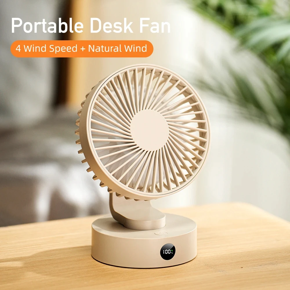 Portable Mini Hand Clip Fan USB Charging Quiet Desktop Electric Fan High Quality Student Dormitory Small Cooling Ventilador Fans