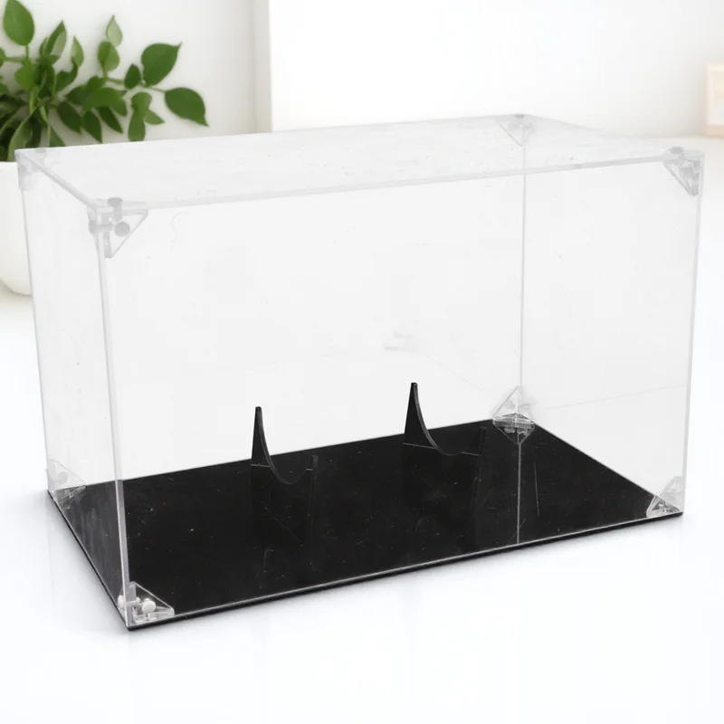 

Display Box Case Portable Tabletop for Rugby Cases Sports Transparent Multifunction