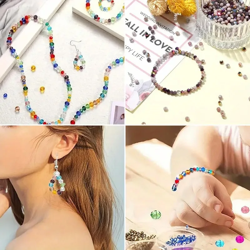 200-50 قطعة دمعة الكمثرى شكل الأوجه كريستال زجاج 6x9 مللي متر فضفاض خزر عازل لصنع المجوهرات سوار ذاتي الصنع قلادة النتائج