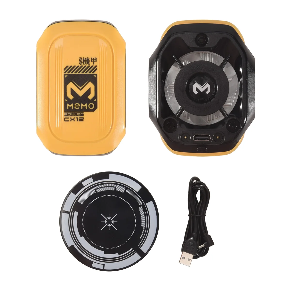 

ABNJ MEMO CX12 Mobile Phone Cooler Magnetic Semiconductor Ice Cooling Radiator with AI Temperature Control Digital Display