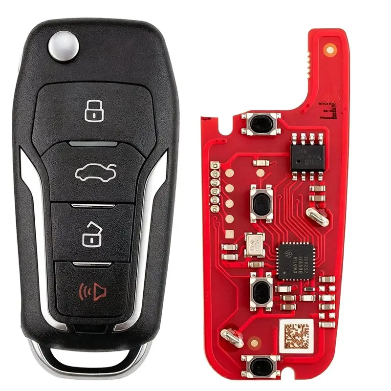 New Arrivals-Universal Smart Key Car Remote 4 Keys For XHORSE XKFO21EN For Ford 2Nd VVDI2 Programmer Tool