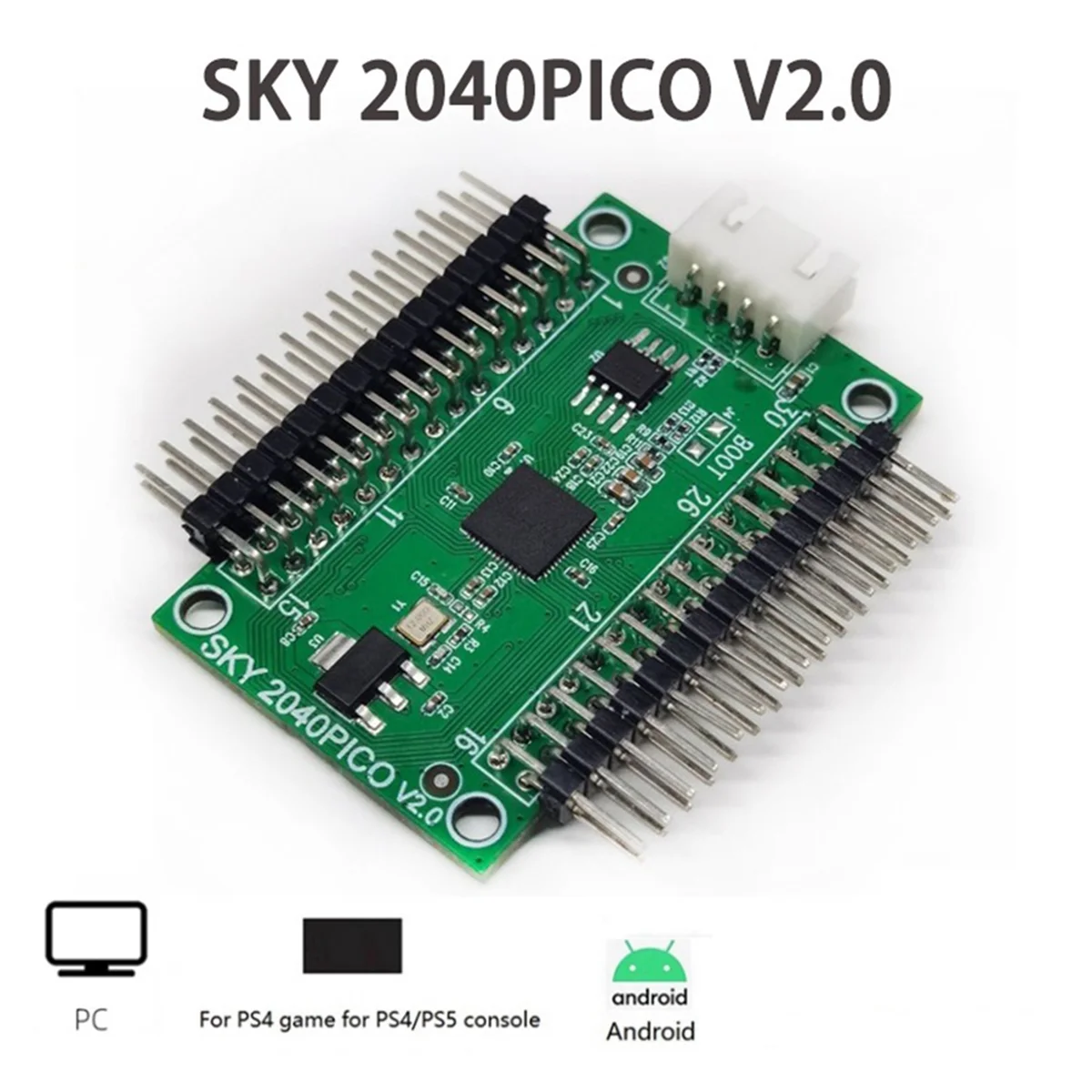 ABXHA SKY2040PICO V2.0 HITBOX لعبة رقاقة ممر القتال لعبة اللوحة DIY للكمبيوتر/PS3/PS4/التبديل/هواتف أندرويد/لآيفونات