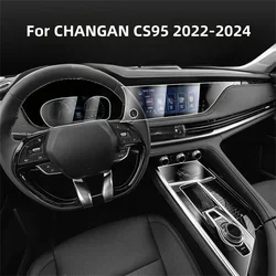 TPU Anti-scratch Car Door Center Console Media Dashboard Navigation Protector Film For CHANGAN CS95 2022-2024 Car Interior