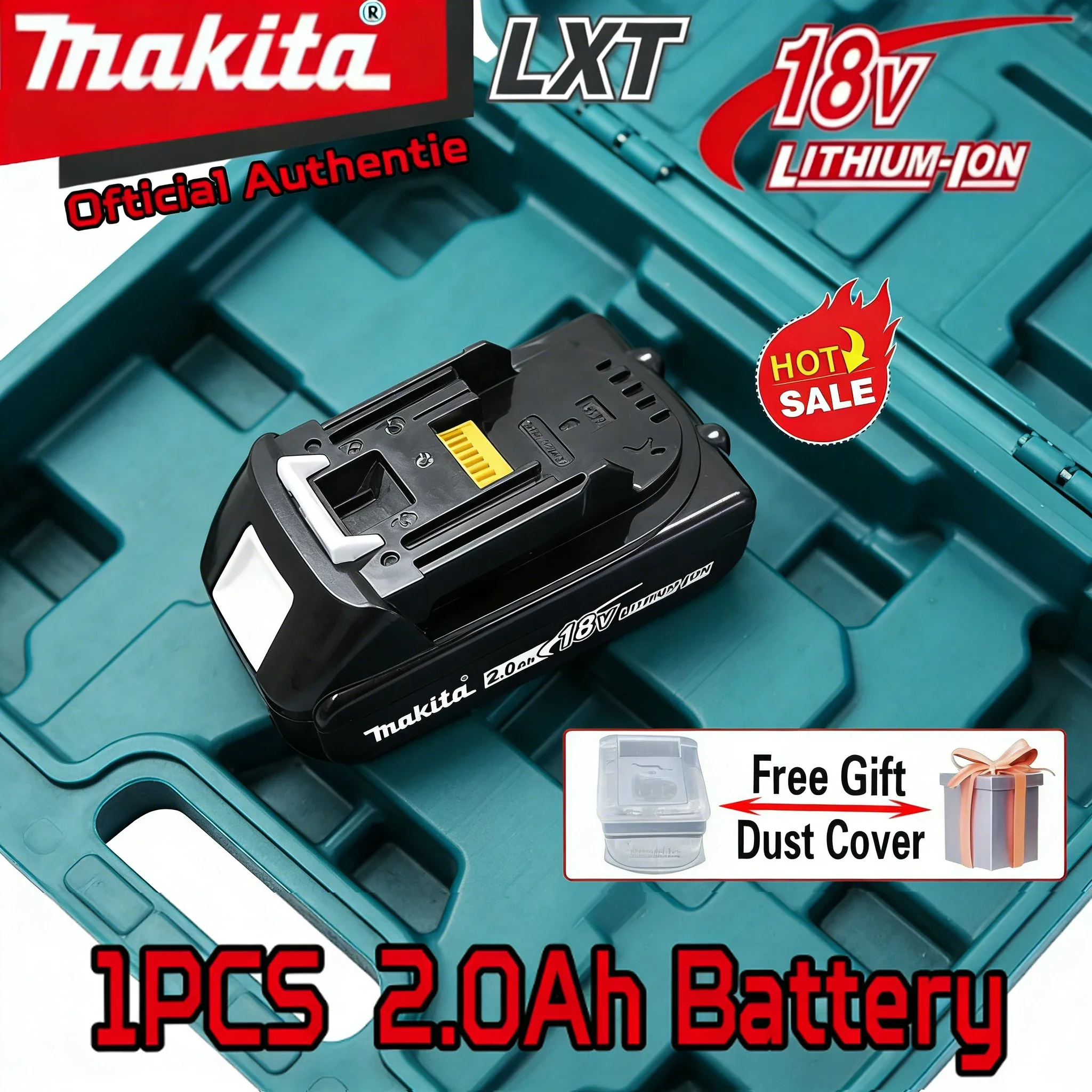 

originale Makita 18V 2.0Ah BL1820B -1 Charge rapide 45 min Indicateur LED pour outils électriques Makita 18v