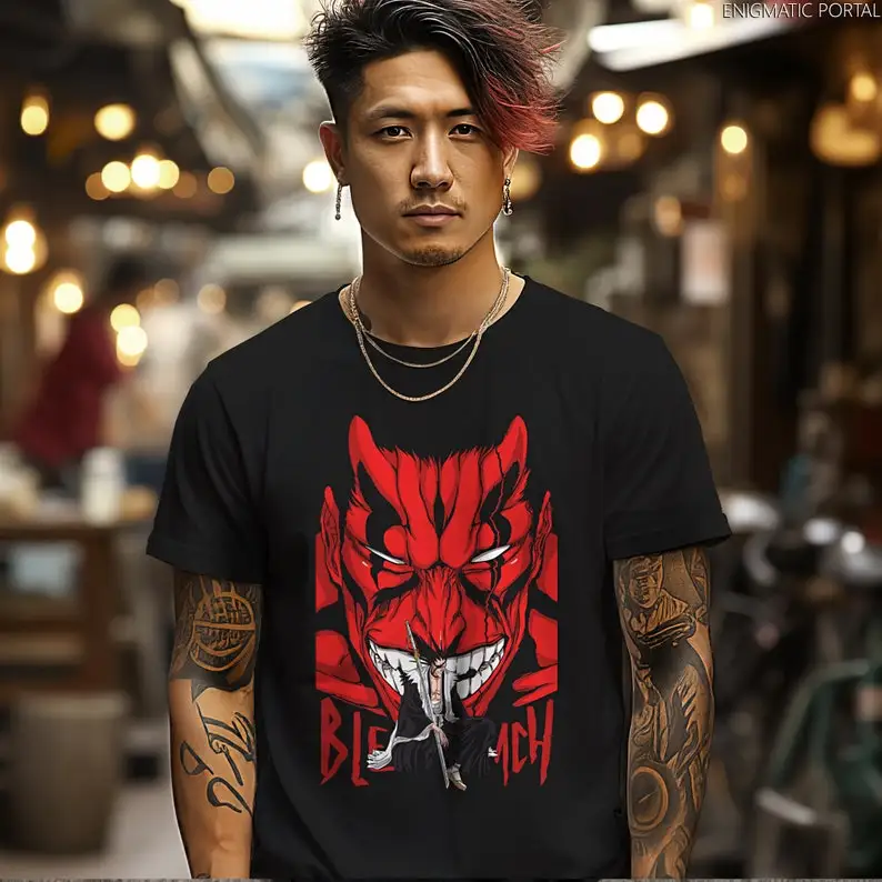 Kenpachi Zaraki Bleach anime Shirt, Ichigo Kurosaki, Soul Society