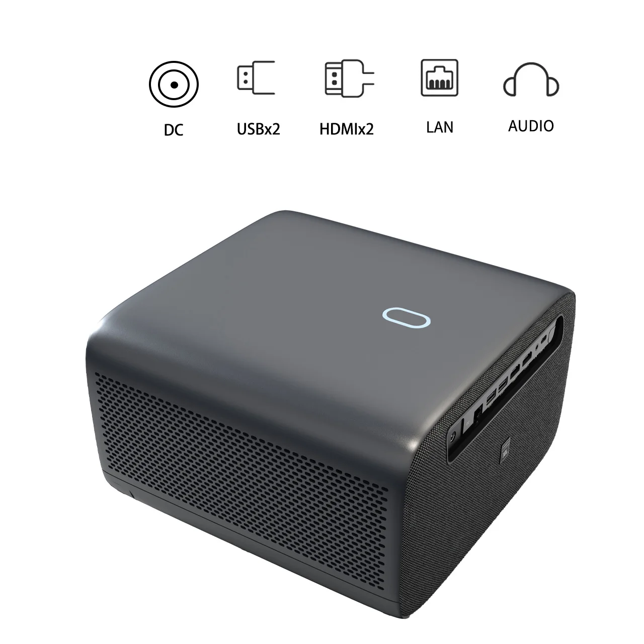 [التطبيقات العالمية] جهاز عرض Wupro OEM 412A Smart Linux OS طويل الرمي LED 1080P 4K يدعم الفيديو المنزلي 700ANSI Lumens LCD