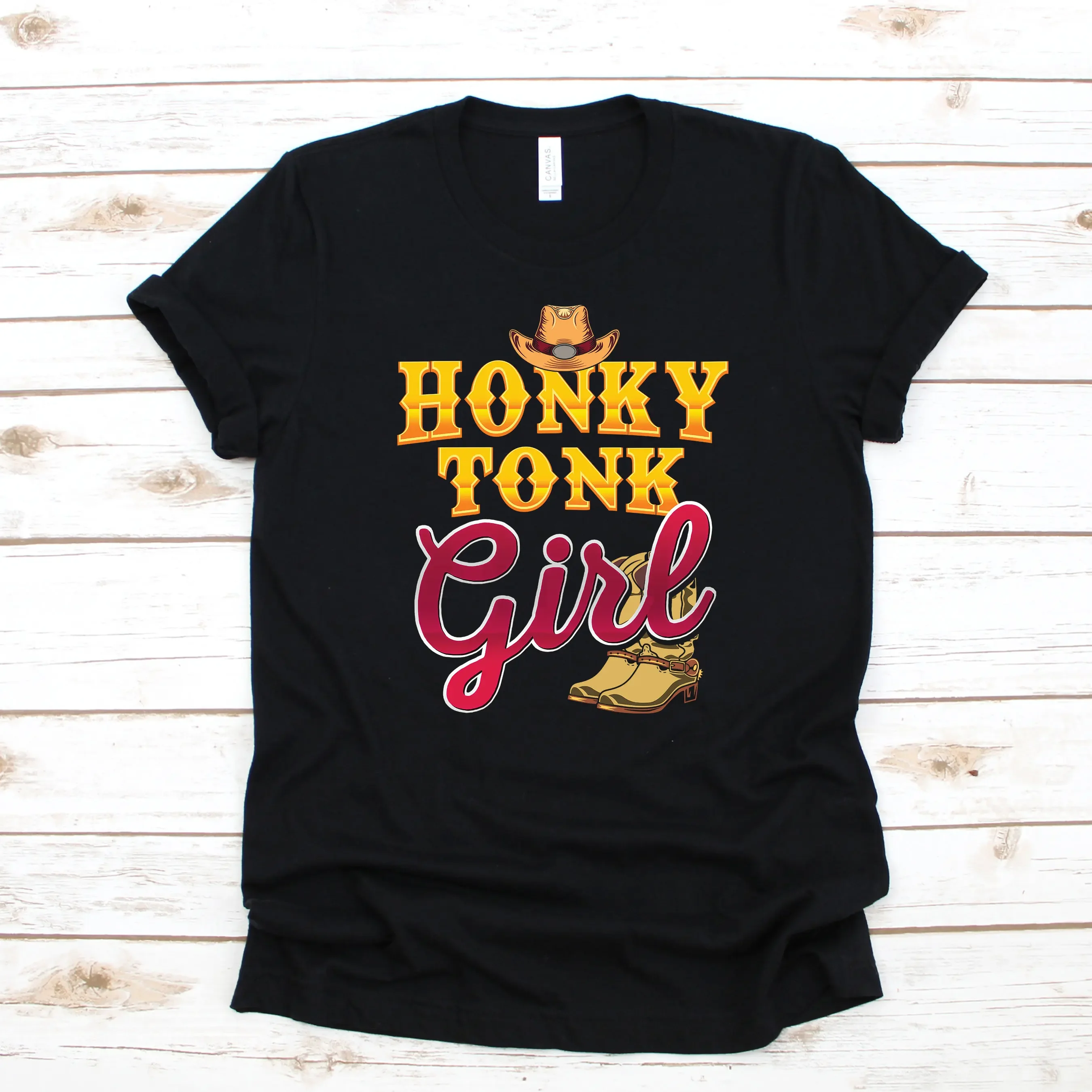 Honky Tonk Camiseta de manga larga para mujer y niña, ropa para niños, sudor