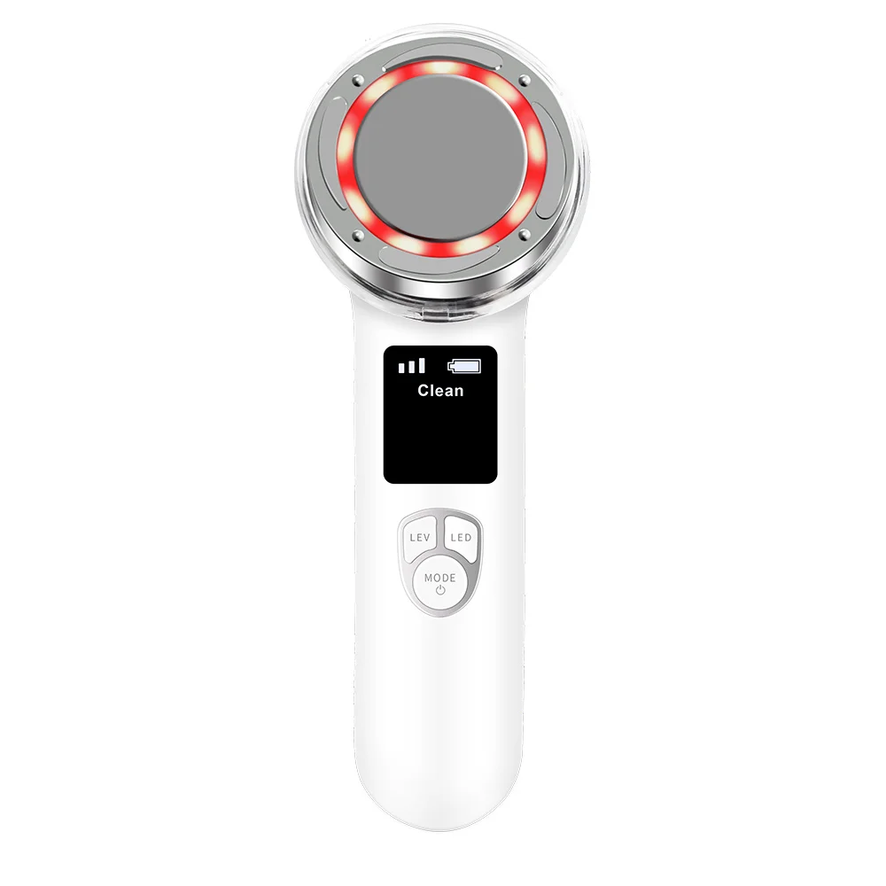 The New Vibration Light Ion Cold Heat Import Instrument Handheld Household Lifting Micro Current Face Beauty Instrument