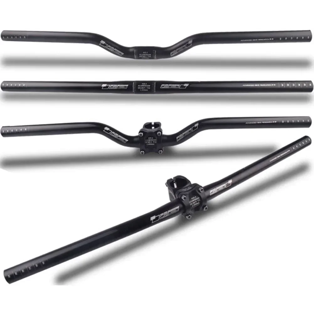 New Aluminium Handlebar BMXs MTB Mountain Bike Bicycle 600mm Riser 25.4mm Bar For Mountain Bicycle Bike Replacement Tool