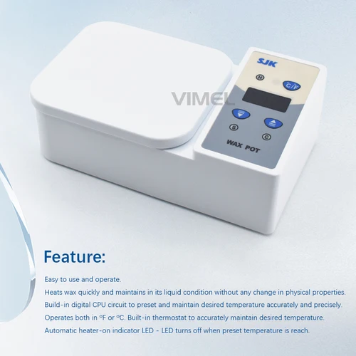 Imagen 2 del producto Gran oferta, equipo de laboratorio Dental SJK, olla calentadora de cera, fusión de parafina de 4 ranuras, equipo de laboratorio Dental portátil