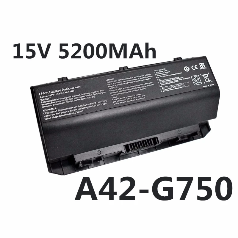 

A42-G750 Laptop Battery For Asus ROG G750 G750J G750JH G750JM G750JS G750JW G750JX G750JZ CFX70 CFX70J