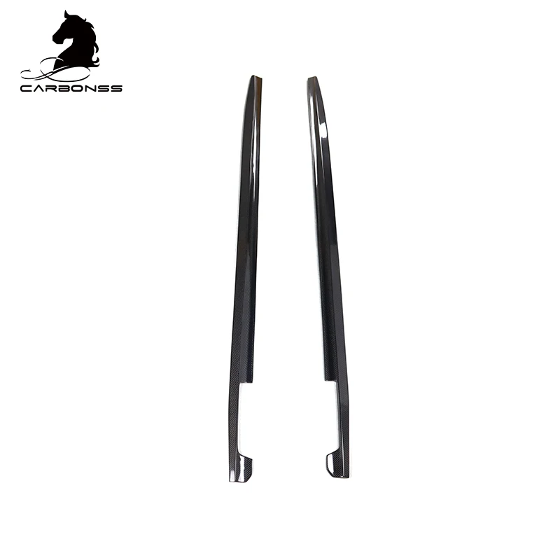 CMST نوع ألياف الكربون الجانب تنورة تمديد الشفاه سيارة الجانب تنورة لسيارة G20 #5