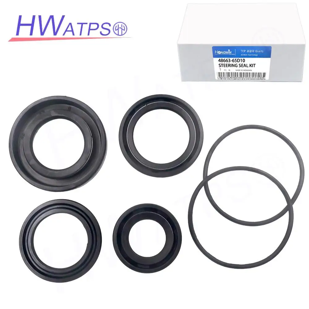 48663-65D10 Power Steering Rack Gear Gasket Seal Kit For Suzuki Grand Vitara XL-7 Escudo Tracker 1.6L 2.0L 2.5L 2.7L Repair Pack