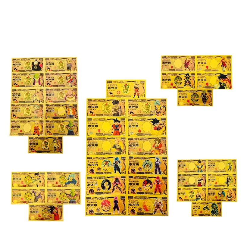 Bandai 2026 41 types Dragon Ball Z Banknotes Anime Banknotes For Collection