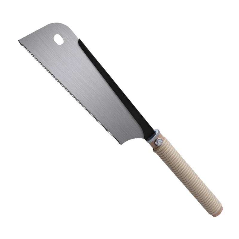 Versatile Hand Saw Japanese Pull Saw Carbon Steel, Ergonomic Handle Comfortable