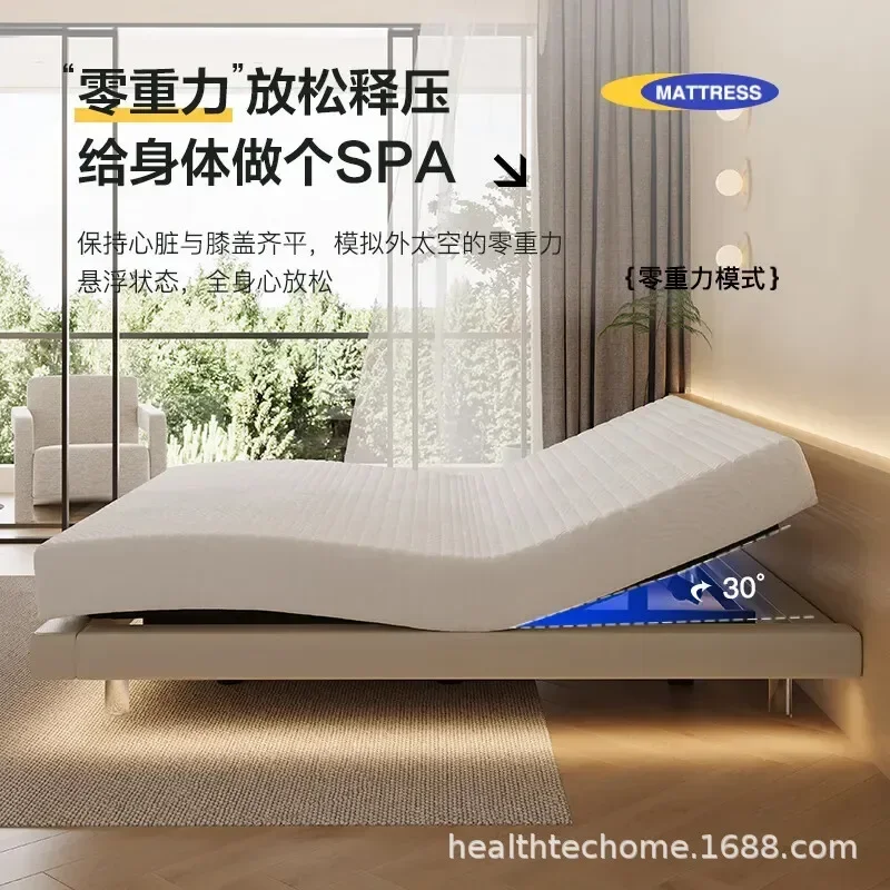 Multifunction Adjustable Beds Bedframe Electric Double Recovery Beds Old People Modern Bedroom Furniture Letti Pieghevoli LLB