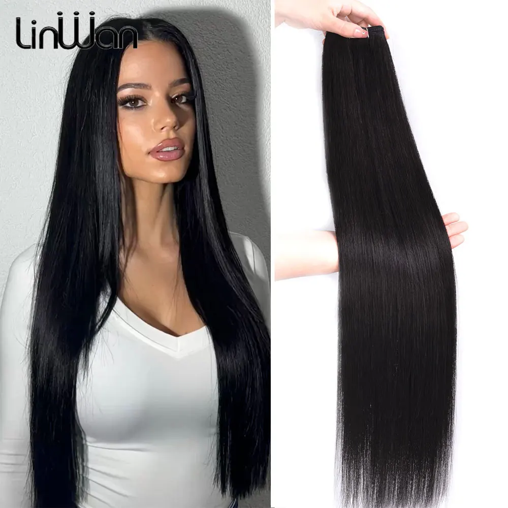 

26-дюймовые длинные прямые вязанные крючком волосы яки, Omber 613, светлые синтетические косы, высокотемпературные прямые волосы для наращивания