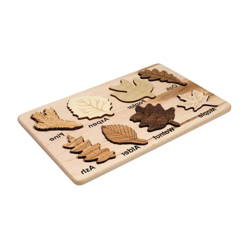 Montessori Tree Puzzle Hand Scratch Board Jigsaw Early Education Cognitive Panel