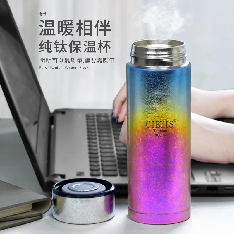 

Ultra Light Titanium Tc4 Insulation Cup, Outdoor, Camping, Travel, Household, Double Tea Cup, Coffee, Water Cup,A735
