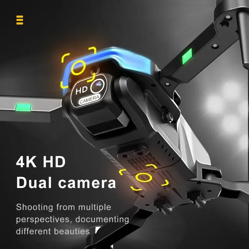 Nuevo Dron H27 4K ESC HD cámara Dual flujo óptico cuatro vías evitación de obstáculos Quadcopter juguete