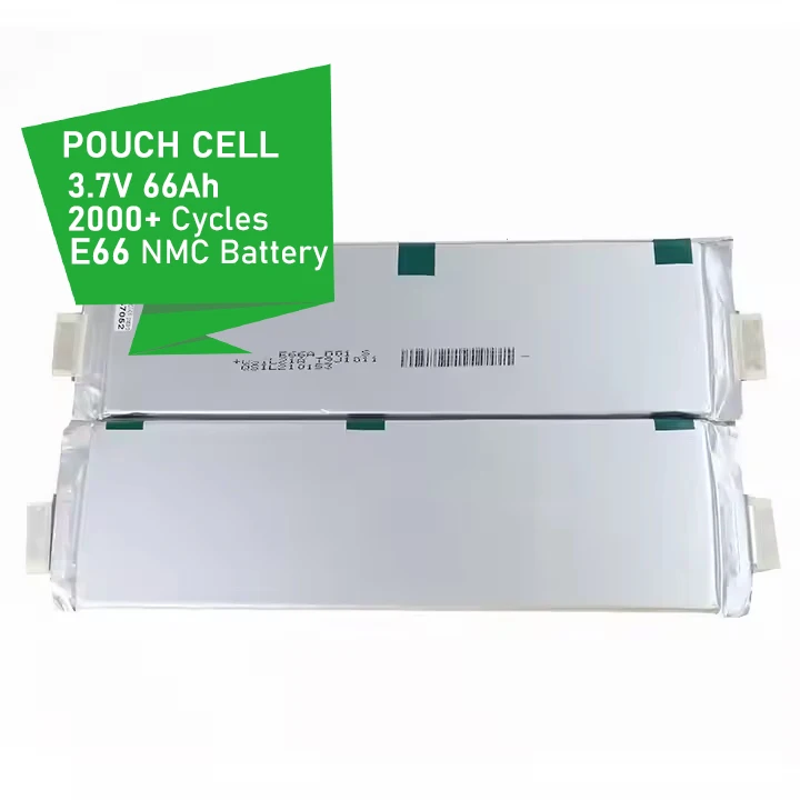 N.MC 3.7V 66ah 63ah E61 E63 E66 66AH Cell Li-ion Pouch Li-po Lithium Polymer Battery for E-bike Electric Vehicle