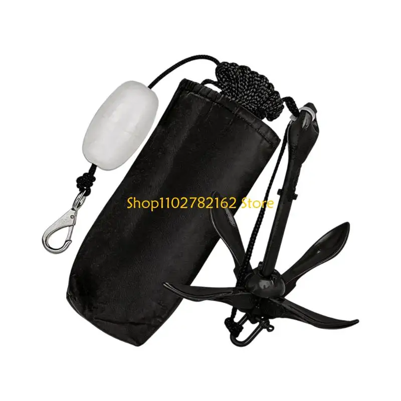 547B Carbon Steel Marine Mooring Set with Buoy & Carabiner 700G for Small Watercraft