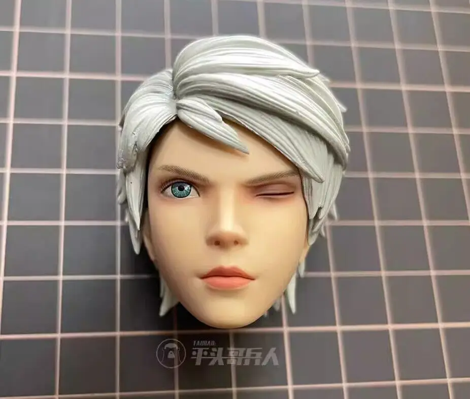 

1/6 Scale Silver Short Hair Head Sculpt B for 12'' Female INCARNATION Ran Bing