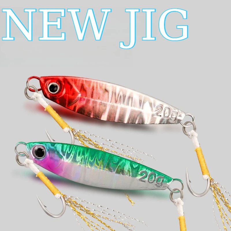 

1 шт., 7 г/15 г/30 г, масштабная текстурированная джиг с медленным шагом-одиночный крючок, осенний дизайн для цельноводного окуня/защелки/лососяной рыбалки
