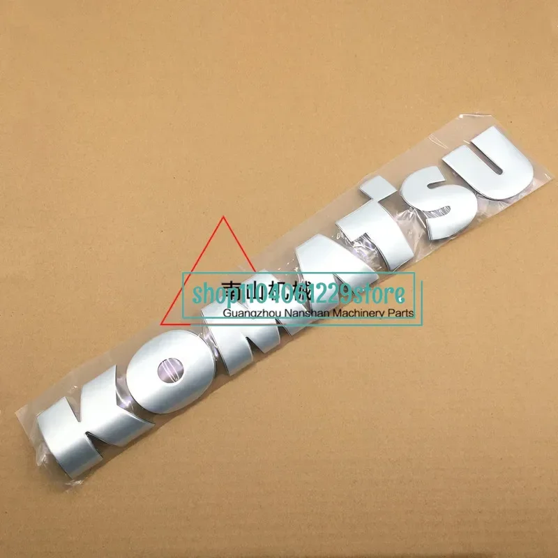 Komatsu PC200 210 220 240-8mo Cab Metal Logo Sticker Aluminum Door Small Sign Excavator