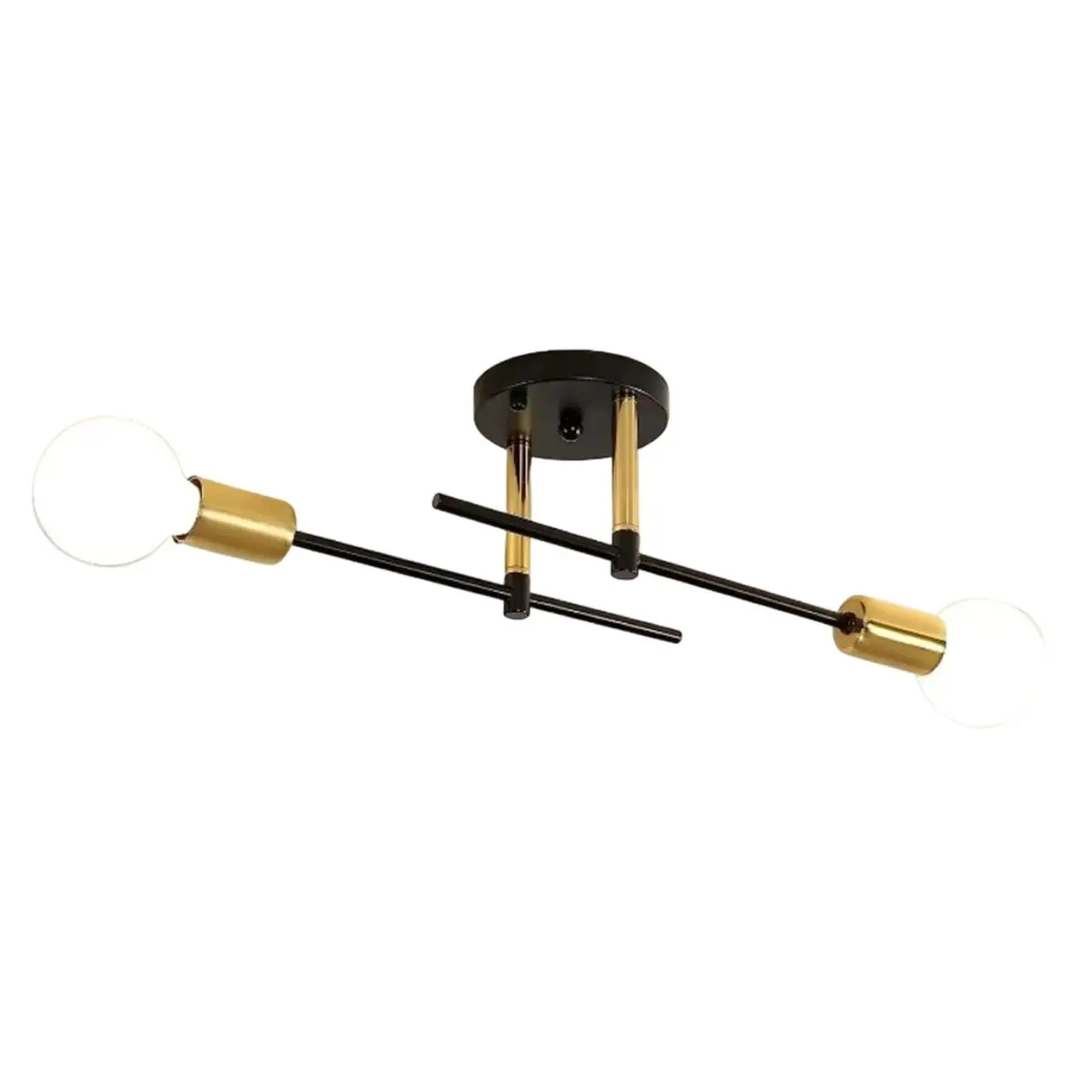 AA19 Hot Sales 2-Light Simple Decoration Modern Chandeliers Ceiling Lamp Flush Mounted Indoor Room Lights Ceiling