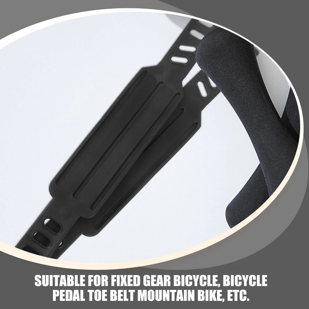 

Foot Strap Bike Supplies Adjustable Length Plastic Pedal Straps Exercise Fix Cycling Gym Home Universal straps