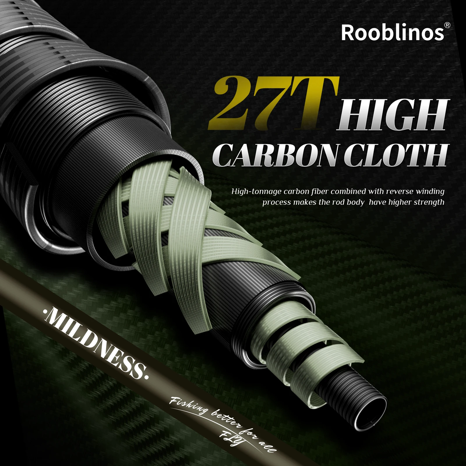 Caña de Mosca Rooblins 4/5wt – 2,7m Ultraligera - imagen 4