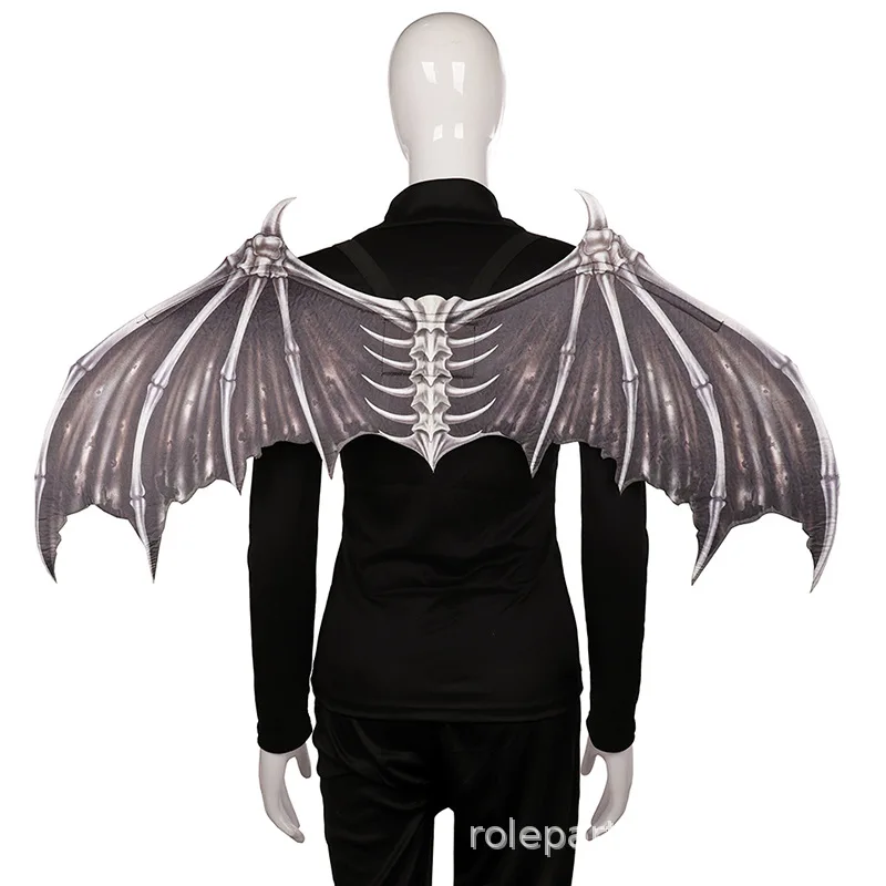 Demon Bot Vleugels Met Riemen Opvouwbare Vleugels Halloween Carnaval Cosplay Kostuum Accessoires