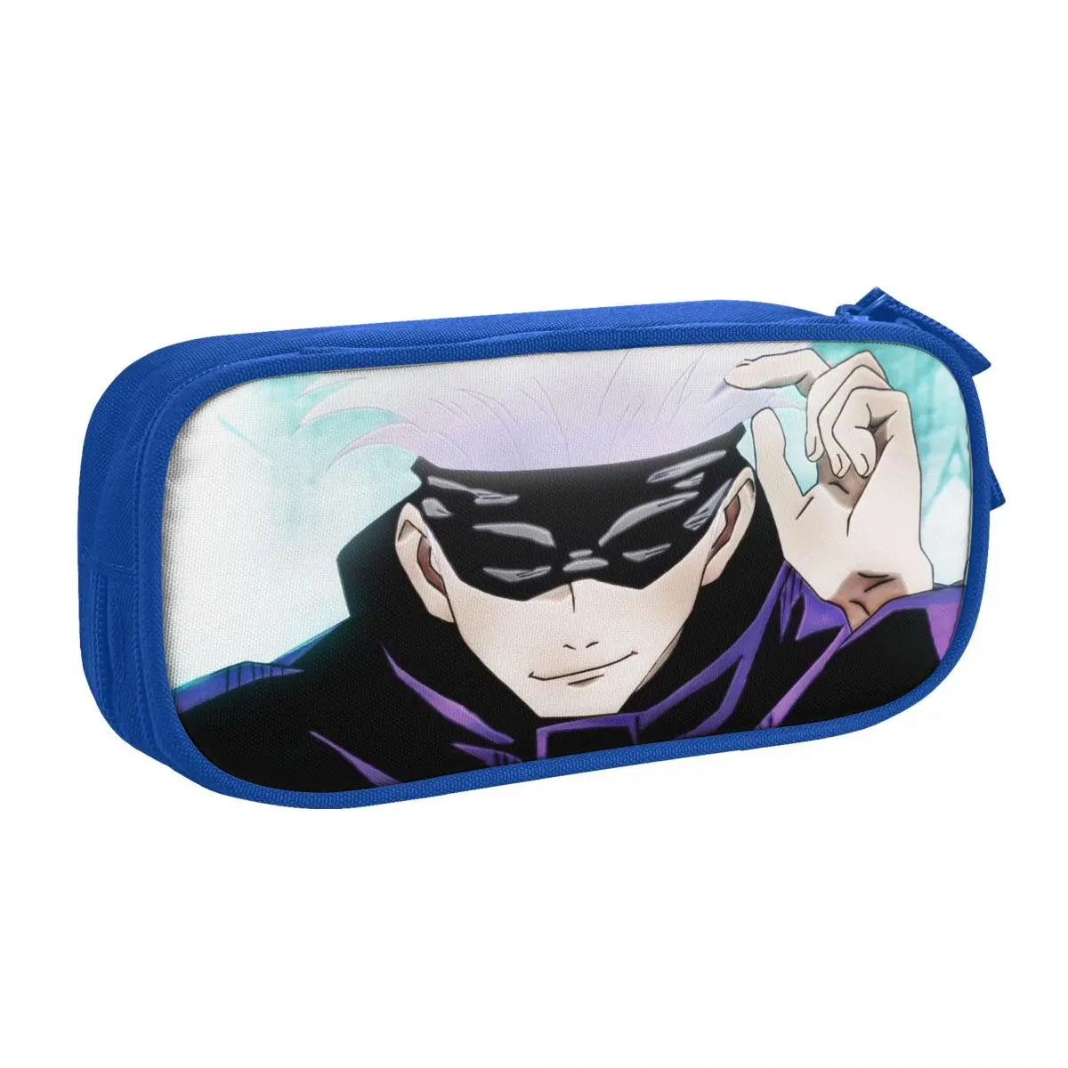 Custom Classic Jujutsu Kaisen Satoru Gojo Korean Pencil Cases Girl Boy Large Storage Anime Manga Pencil Box Students Stationery