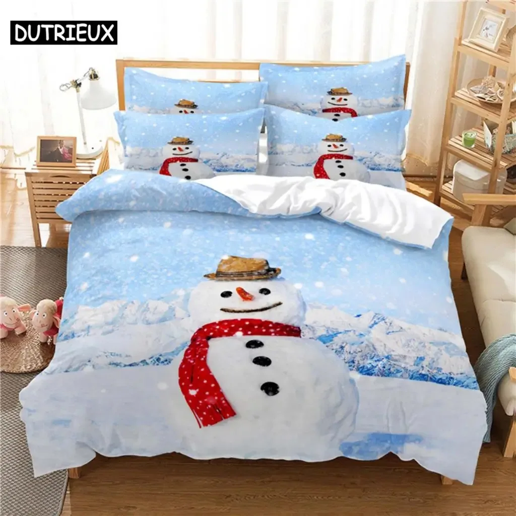 

Snow Scene Bedding Set Duvet Cover Set 3d Bedding Digital Printing Bed Linen Queen Size Bedding Set Fashion Design