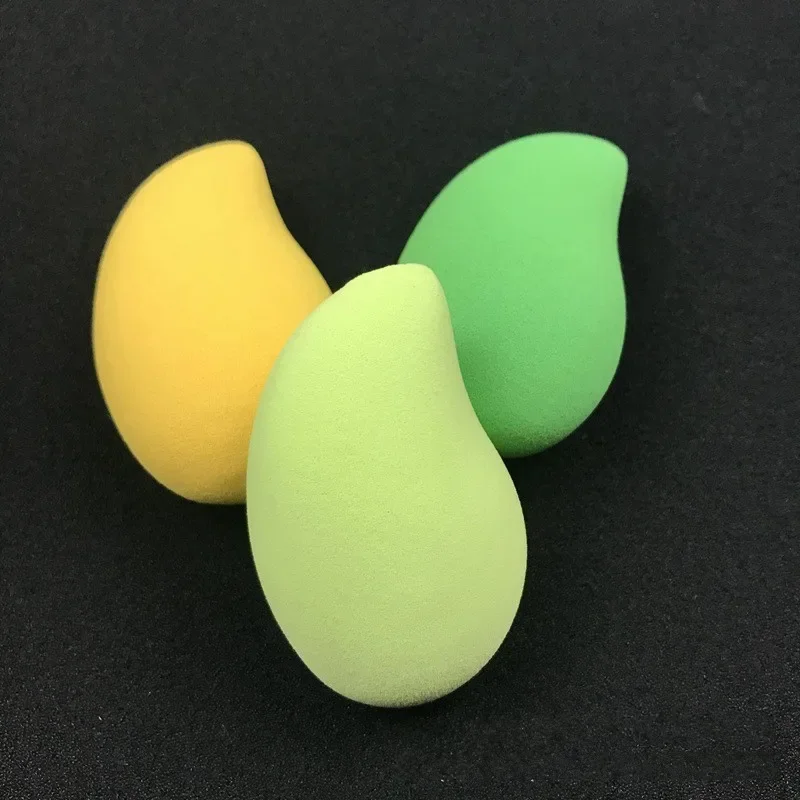 1PCS Dry and Wet Use Cosmetic Mango Shape Puff Powder Puff Professional Women's Makeup Foundation Sponge Beauty Make Up Tools