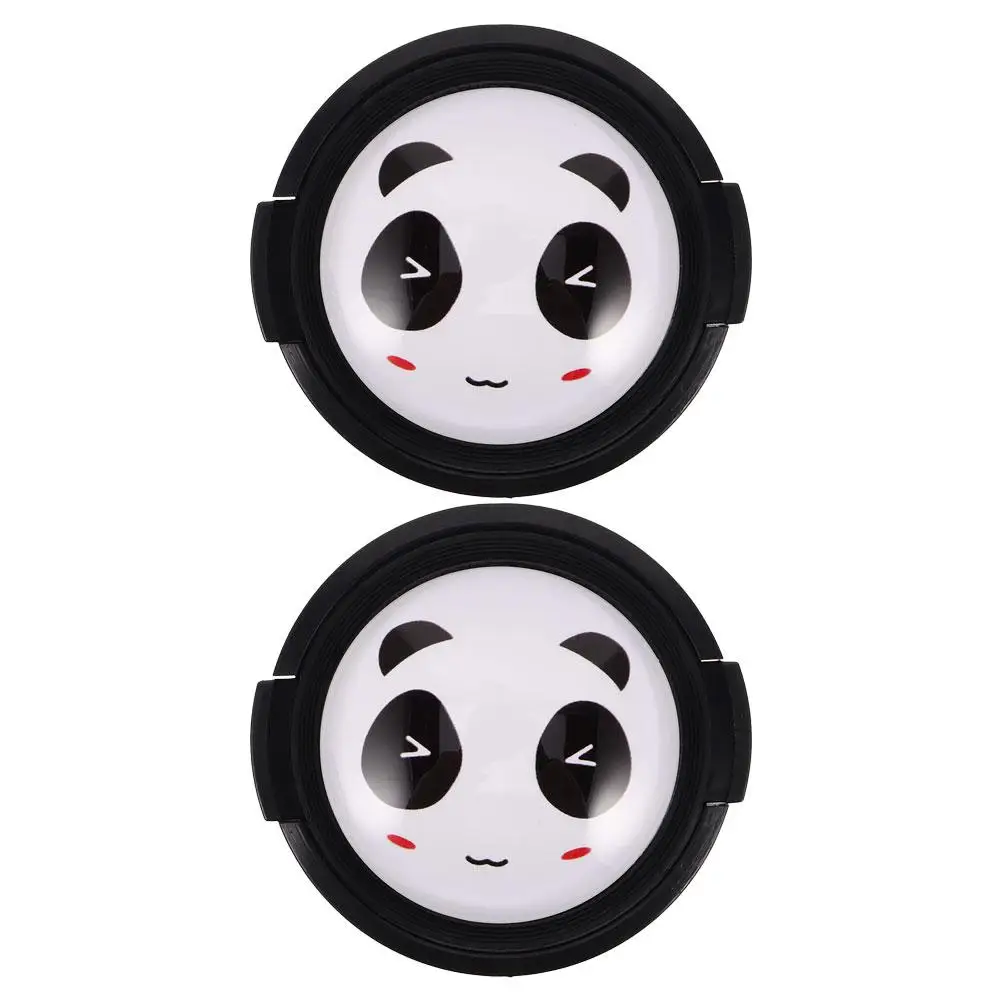 

2 Pcs Lens Cap Camera Protector Protection Cover Universal Caps Guard Protective Hoods