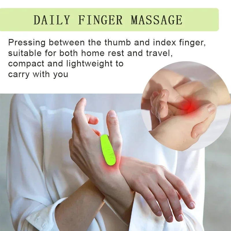 Acupressure Point Clip Clip To Lower Blood Sugar Tiger Mouth Thumb Acupoint Massage Clip Magnetic Relief Tension Anxiety Blood - Image 6